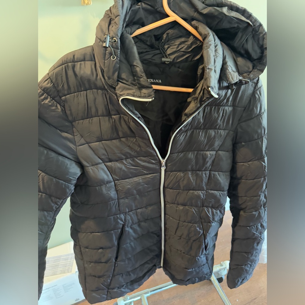 Zenana Outfitters Black Puffer Jacket
